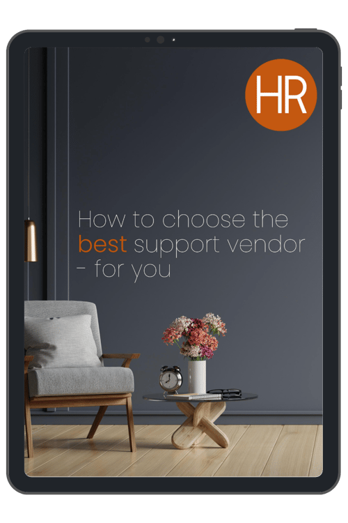 how to choose support vendor
